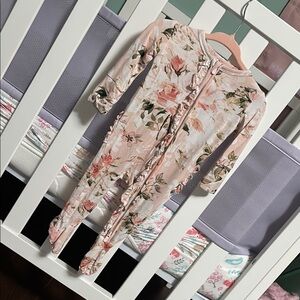 Posh Peanut Floral Baby Onesie 0-3m